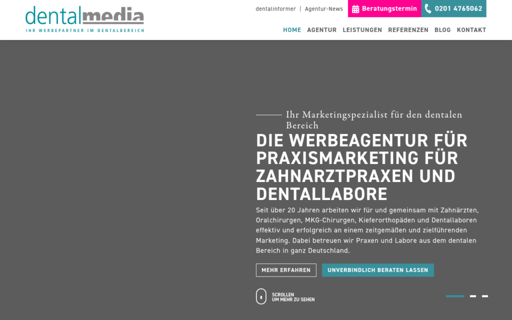 dentalmedia Screenshot