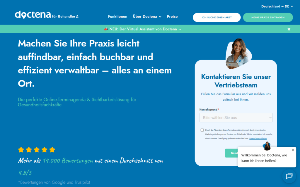 Doctena Screenshot