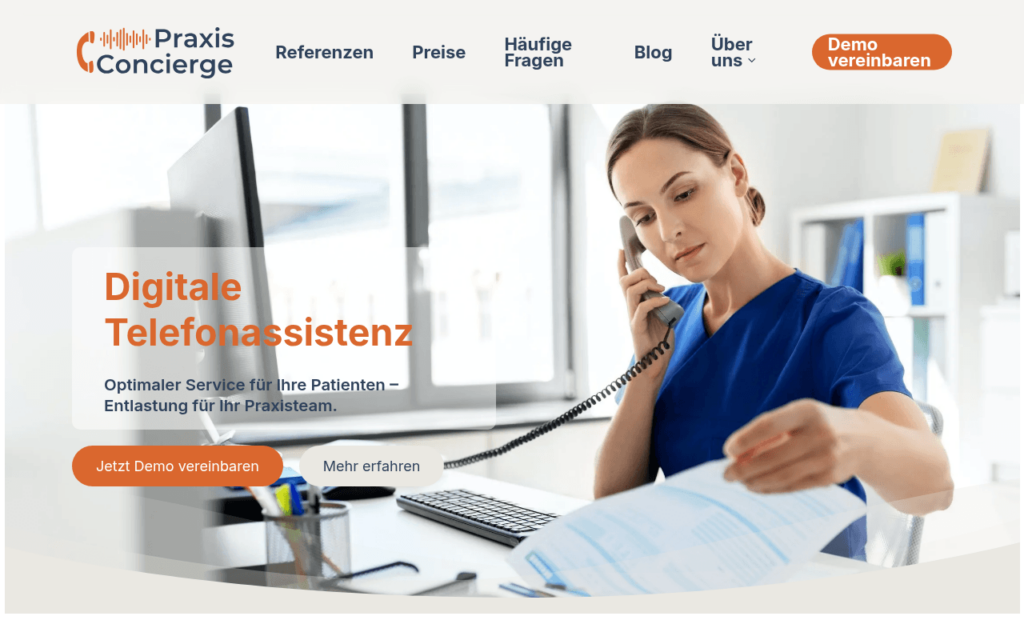 Praxis Concierge Screenshot