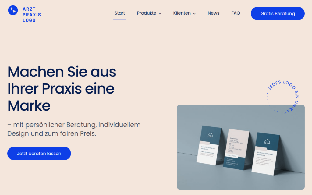 arztpraxis-logo.de Screenshot