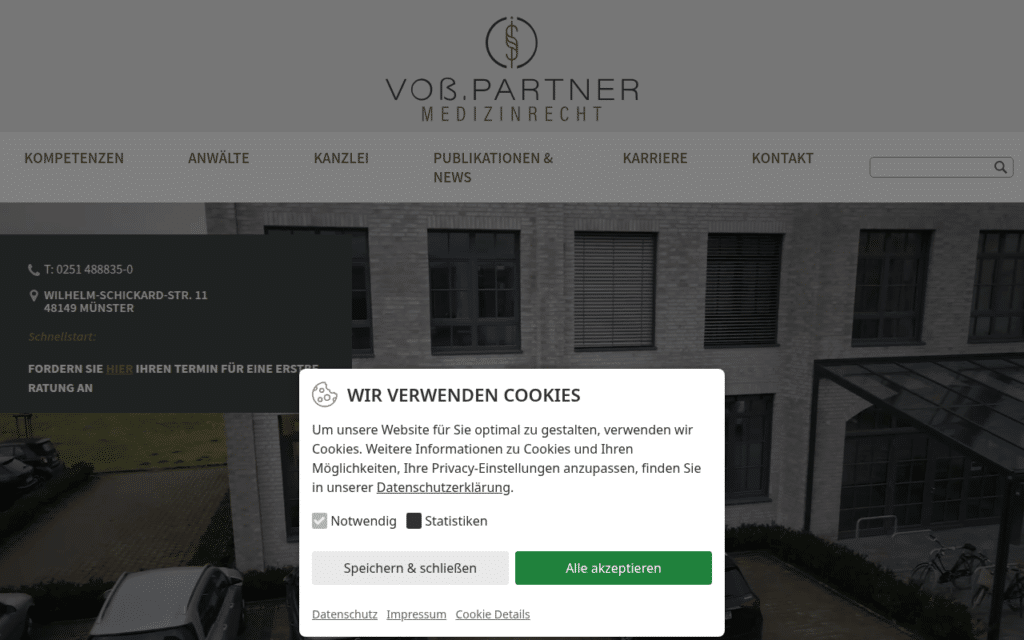Voß Partner Screenshot